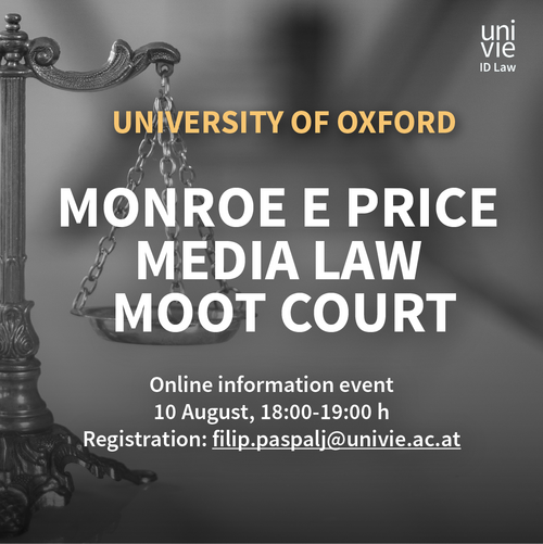 Informational Event regarding the Monroe E Price Media Law Moot Court